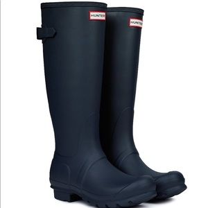 Navy Hunter Rain Boots